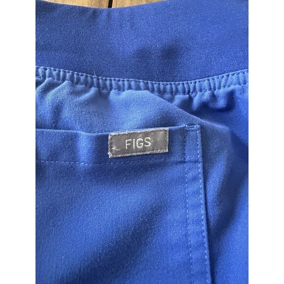 Figs Scrub Pants Size Large Petite Livingston Bottoms Royal Petite - Picture 13 of 14
